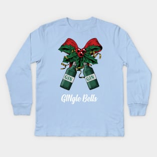 GINgle Bells Kids Long Sleeve T-Shirt